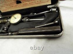 Starrett Last Word Dial Indicator Gauge 711-G. 001 with Case Machinist Gage