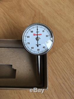 Starrett Magnetic Base 657AA With Dial Indicator No. 196