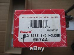 Starrett Magnetic Base Holder # 657 Aa With 708a Dial Indicator (sticks)