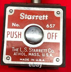 Starrett Magnetic Base Ind Holder 657aa