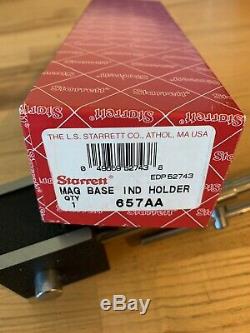Starrett Magnetic Base Indicator Holder No. 657AA Excellent Condition