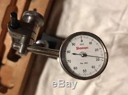 Starrett Magnetic Base No. 657 With No. 196 Dial Indicator