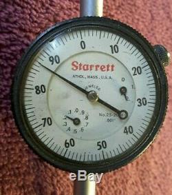 Starrett NO. 25 2041 Dial Indicator. 001
