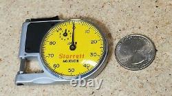 Starrett No. 1010 M dial indicator pocket gage Made in U. S. A metric