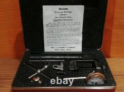 Starrett No. 196.001 Grad Jeweled Dial Test Indicator Case & Attachments
