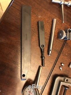 Starrett No. 196 Dial Test Indicator Complete Set See Pictures