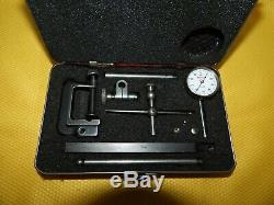 Starrett No 196 Dial Test Indicator Set. 001 Jeweled, Case & Attachments USA