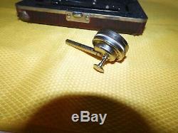 Starrett No 196 Dial Test Indicator Set. 001 Jeweled, Case & Attachments USA