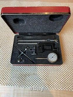 Starrett No. 196 Dial Test Indicator Set, 11 pc. Set with fitted case- EXCELLENT