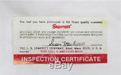 Starrett No. 196 Dial Test Indicator Set with Box & Case 196A1Z NOS