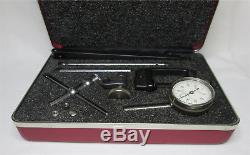 Starrett No. 196 Dial Test Indicator Set with Case 196A1Z