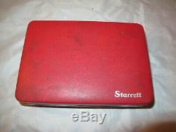 Starrett No. 196 Dial Test Indicator Universal Back Plunger Dial Indicator 196A