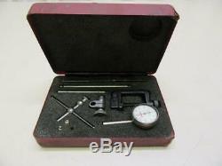 Starrett No. 196 Test Dial Indicator Set Vintage Machinist Tools Case