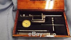 Starrett No. 196 Universal Back Plunger Dial Indicator Set WithCustomized Case(#23)