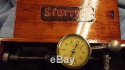 Starrett No. 196 Universal Back Plunger Dial Indicator Set WithCustomized Case(#23)