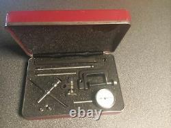 Starrett No. 196 dial indicator set with Case Very Good Condition Made In USA