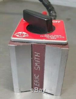 Starrett No. 196 dial indicator with a Flexbar flexible post and a ECE mag base