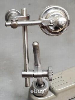 Starrett No. 196 dial indicator with a Lufkin Miti-Mite magnetic base USA made