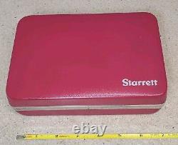 Starrett No. 196 indicator set Made in U. S. A. MINT