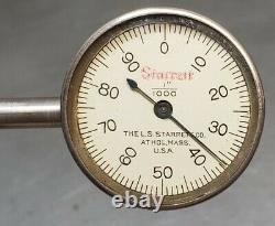 Starrett No. 196 indicator with a Craftsman No. 9 38908 magnetic base