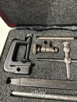 Starrett No. 196 machinist dial test measuring tool / indicator withcase