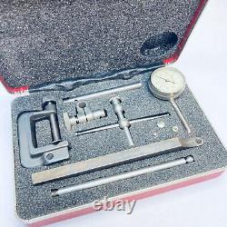 Starrett No. 196A Anti-Magnetic Dial Indicator Set with Attachments & Case