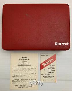 Starrett No 196A1Z Dial Test Indicator Vintage Tools