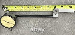 Starrett No. 25-131 Dial Indicator 0.125 Range. 0005 Resolution & Holders