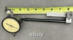 Starrett No. 25-131 Dial Indicator 0.125 Range. 0005 Resolution & Holders