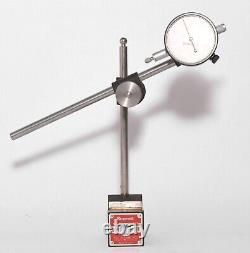 Starrett No. 25-131 Dial Indicator With Magnetic Base USED REF2