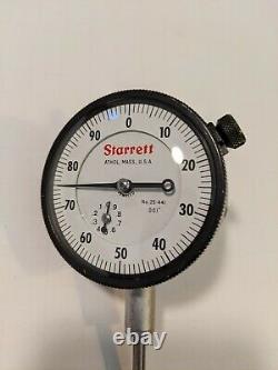 Starrett No. 25-441 Dial Indicator 0-1.001