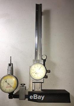 Starrett No. 250-6 Height Gage With Starrett 708b Dial Test Indicator As Pictured