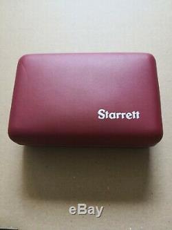 Starrett No. 643-131 Dial Indicator. 0005 X. 125 Range With Knife Edge Base -D8517