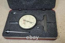 Starrett No. 644-441 dial depth gage indicator type 0 3.001 Made in USA