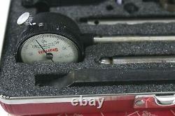 Starrett No. 645 645A5Z Heavy Duty Dial Test Indicator Set with Hard Case Complete