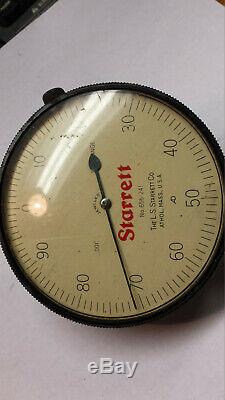 Starrett No. 656-241J 3-1/2 inch dial indicator (. 001)Grad. 0.250 inch travel