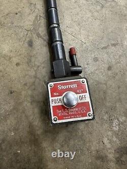 Starrett No. 657 Magnetic Base Dial Indicator Holder Complete with Flex-O-Post
