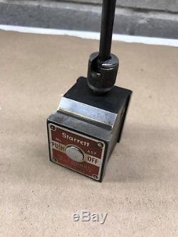Starrett No. 657 Magnetic Base With Brown & Sharpe Dial Test Indicator. 0005
