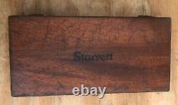 Starrett No. 657 Magnetic Base With No. 25-341 Indicator Set In Wooden Box USA