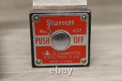 Starrett No. 657 Magnetic Base With No. 711 Last Word Indicator