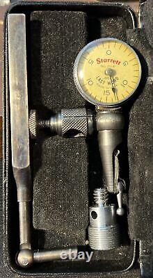 Starrett No. 657 Magnetic Base with a No. 711-f Dial Indicator Made in U. S. A