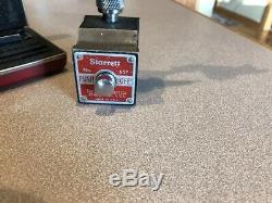Starrett No. 657 magnetic base with No. 711 last word