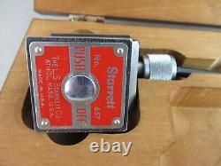 Starrett No. 657A magnetic base with No. 711 last word indicator (Not Complete)