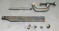 Starrett No. 657A magnetic base with a Lufkin No. 299 dial indicator set