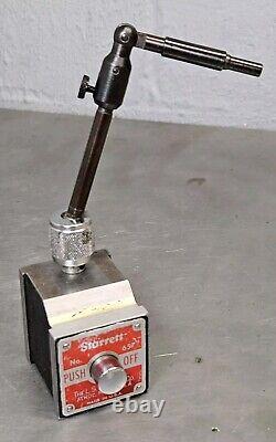 Starrett No. 657A magnetic base with a Yuasa 1 dial indicator 657