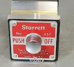 Starrett No. 657AA magnetic base NICE