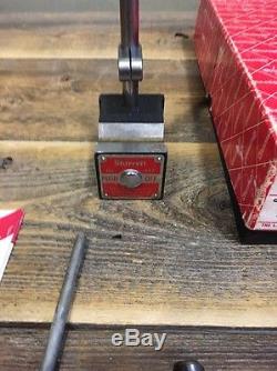 Starrett No. 657AA magnetic base with Standard Gauge 211 1 dial indicator. 001