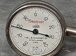 Starrett No. 657AA magnetic base with a 196 dial indicator set + R & S 1 USA