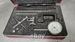 Starrett No. 657AA magnetic base with a No. 196 indicator set Made in U. S. A