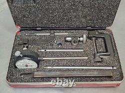 Starrett No. 657AA magnetic base with a No. 645 indicator set Made in U. S. A